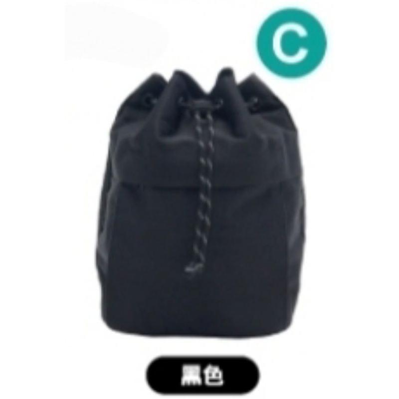 711plain-me超輕量爆米花束口水桶包時尚防潑水水桶包經典旅行後背包-細節圖3