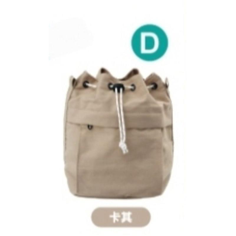 711plain-me超輕量爆米花束口水桶包時尚防潑水水桶包經典旅行後背包-細節圖4