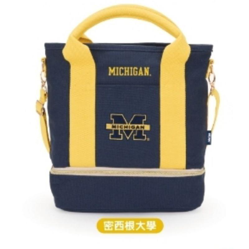NCAA手提筆電包NCAA雙層托特包哈佛大學密西根大學-細節圖5