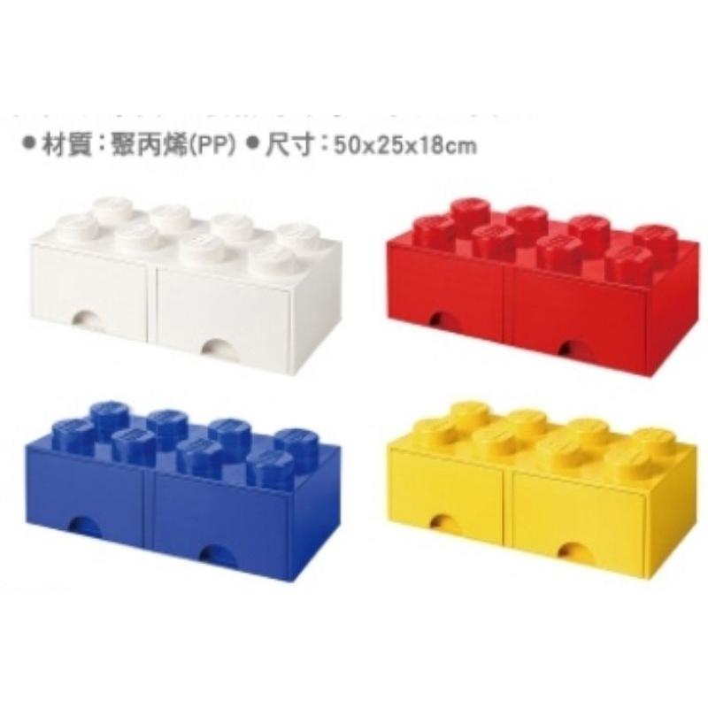 711 LEGO 樂高90週年2L放大版小頭收納盒5.7L放大版4凸12L放大版8凸抽屜收納箱收納三層架20吋旅行箱-細節圖5