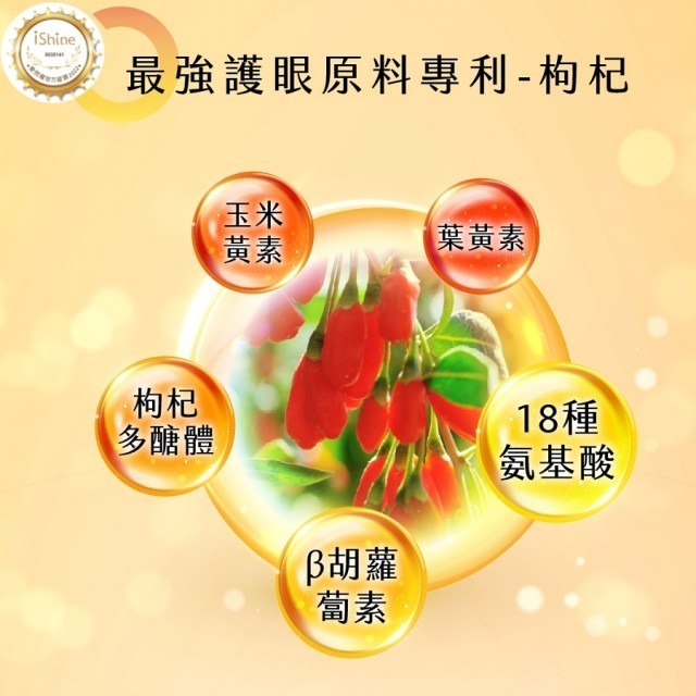 【iShine愛閃耀】晶閃耀L葉黃素 游離型|金盞花萃取游離型葉黃素與枸杞植萃精華-細節圖3