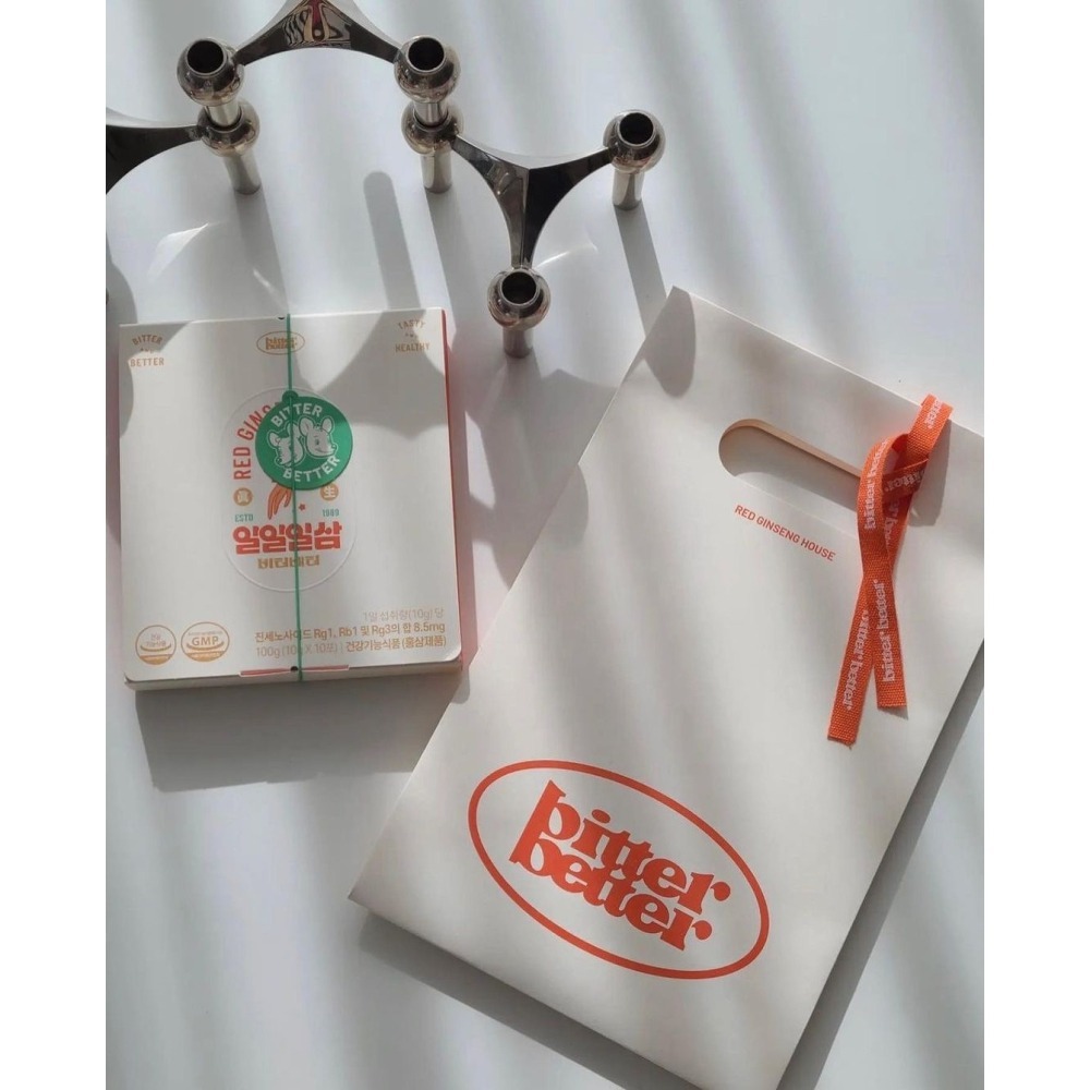 BitterBetter 一日一蔘 苦盡甘來 韓國高麗人蔘液 (含蜂蜜跟中藥) 1箱x10盒x10包入 (總共100包)-細節圖2