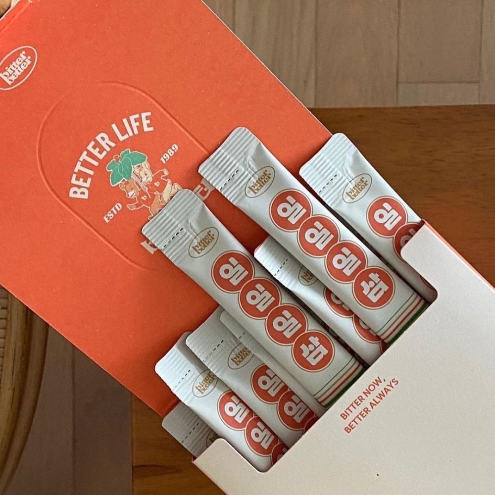 BitterBetter 一日一蔘 苦盡甘來 韓國高麗人蔘液 (含蜂蜜跟中藥) 1箱x10盒x10包入 (總共100包)-細節圖4