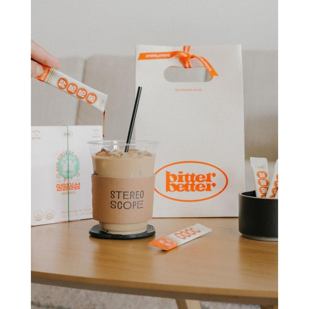 BitterBetter 一日一蔘 苦盡甘來 韓國高麗人蔘液 (含蜂蜜跟中藥) 1箱x10盒x10包入 (總共100包)-細節圖5