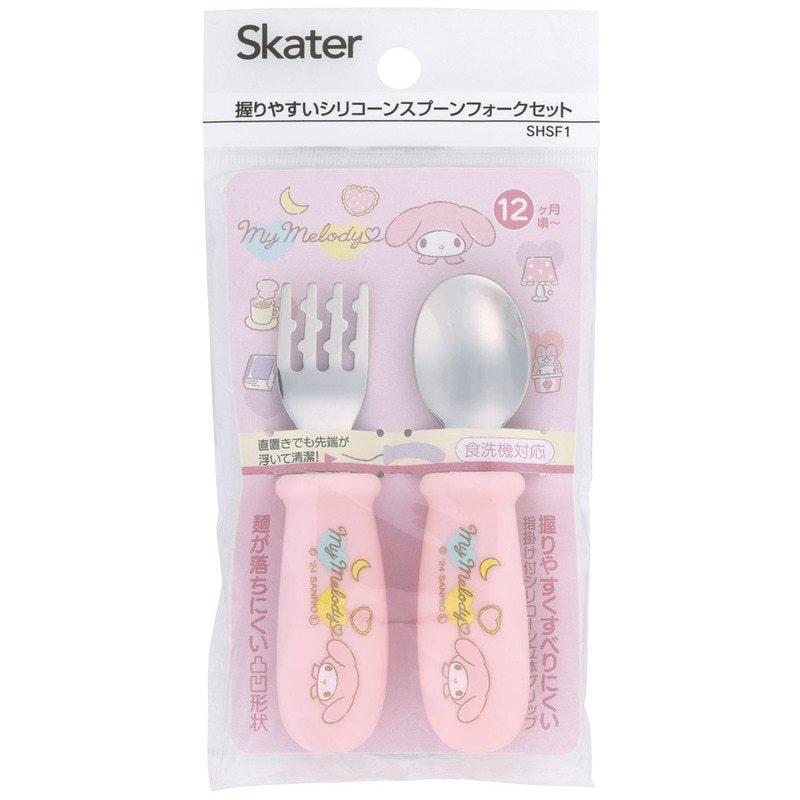 【寶寶學吃飯必備🥣】日本品牌 Skater 兒童湯匙叉子組 不鏽鋼 幼兒湯匙 餐具 寶寶學習湯匙 可放洗碗機洗-細節圖7