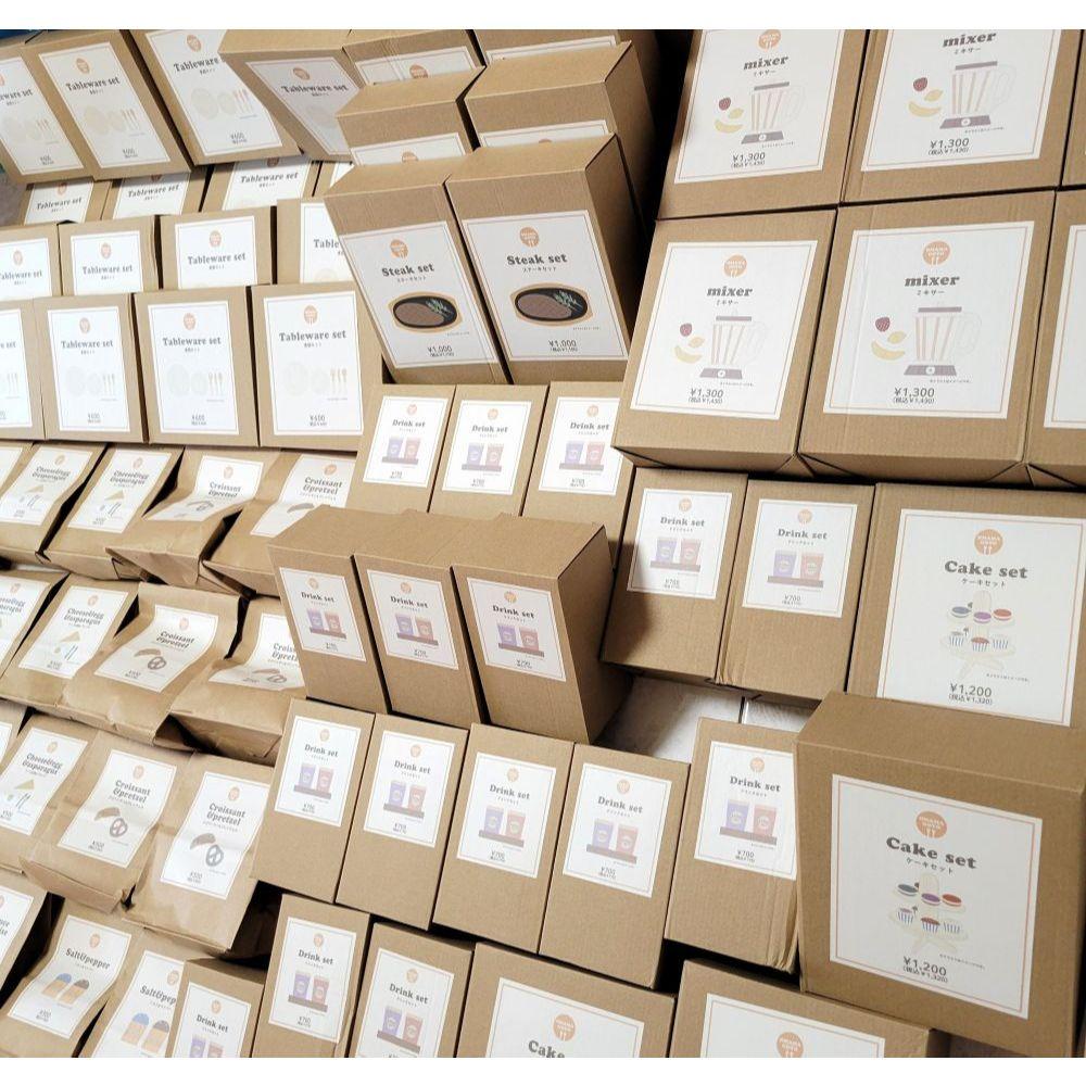 【NEW新商品快速出貨】3COINS 天然木製廚房玩具扮家家酒攪拌機水果蛋糕組下午茶牛排套餐餐具組-細節圖7