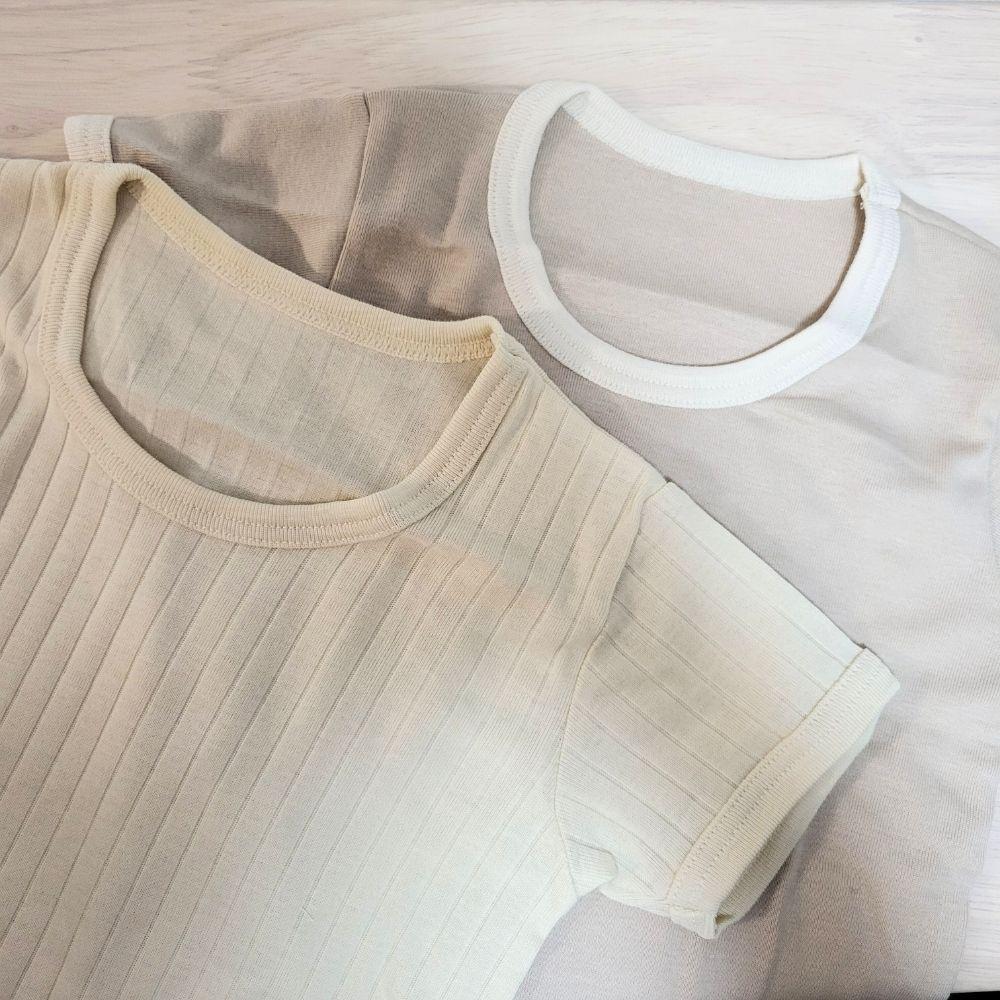 【90cm🍭95cm】日本 SARAYA 共同企劃 純棉短袖上衣兩件組 日本童裝-細節圖3