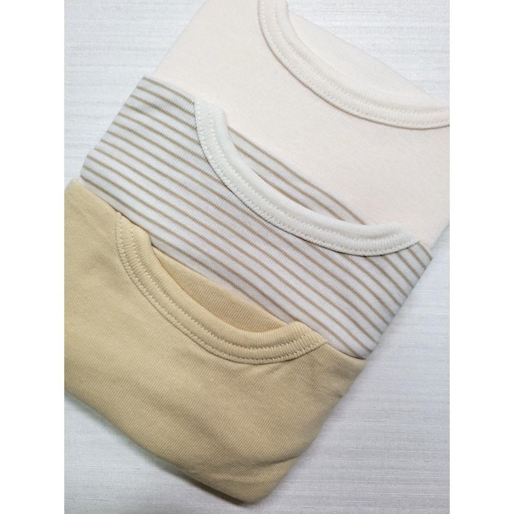 【純棉80cm🎀 🤩新品現貨】futafuta DAILY LINE 純棉100%上衣三件組 家居服 無印良品-細節圖6