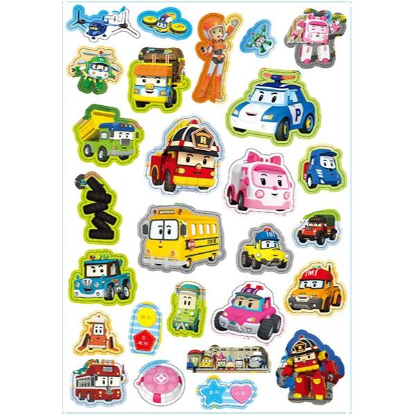 【京甫 | 根華】 POLI 波力 寶貝貼貼書—顏色形狀-細節圖4