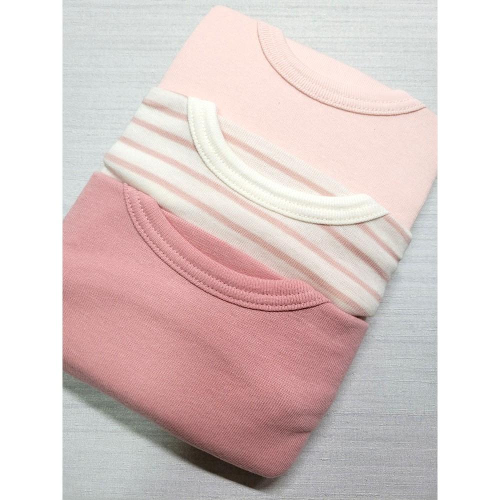 【純棉90cm🎀 🤩新品現貨】futafuta DAILY LINE 純棉100%上衣三件組 家居服 無印良品-細節圖2