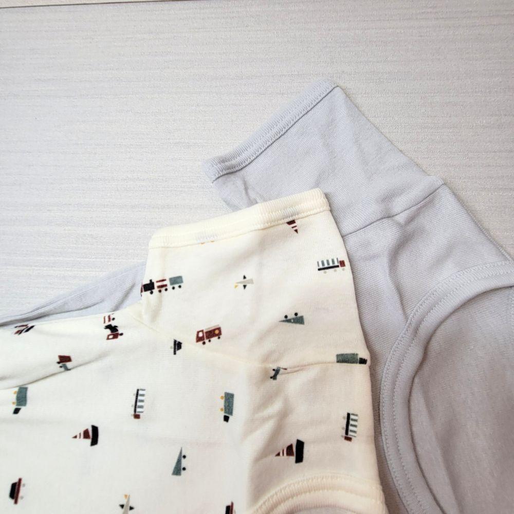 【🔺特價🍭80cm】日本童裝 Cottoli 短袖上衣兩件組 車子 藍色 日本童裝 日本空運-細節圖4