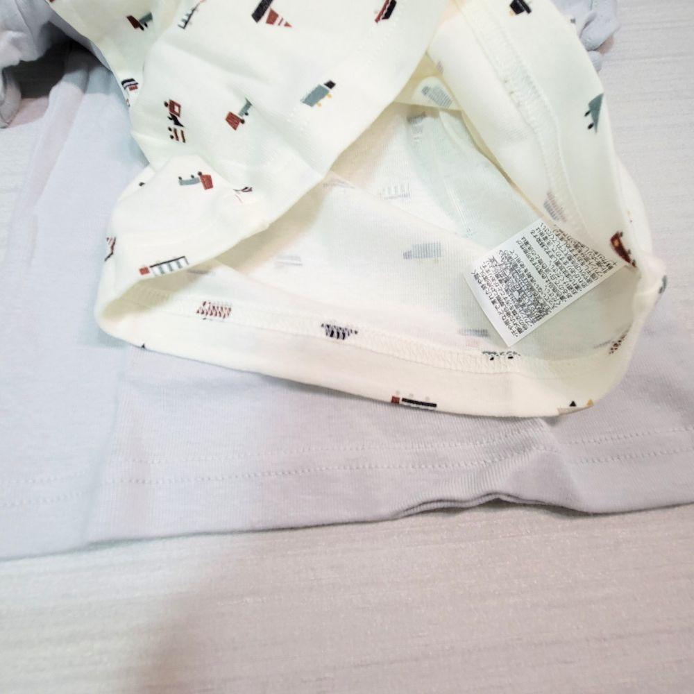 【🔺特價🍭80cm】日本童裝 Cottoli 短袖上衣兩件組 車子 藍色 日本童裝 日本空運-細節圖5