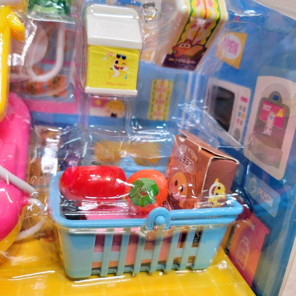 【現貨🍩韓國空運】韓國鯊魚寶寶  Baby Shark 迷你商店聲光收銀機~🌟韓國玩具 扮家家酒 早教玩具 便利商店-細節圖6