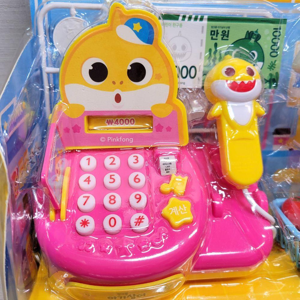 【現貨🍩韓國空運】韓國鯊魚寶寶  Baby Shark 迷你商店聲光收銀機~🌟韓國玩具 扮家家酒 早教玩具 便利商店-細節圖8