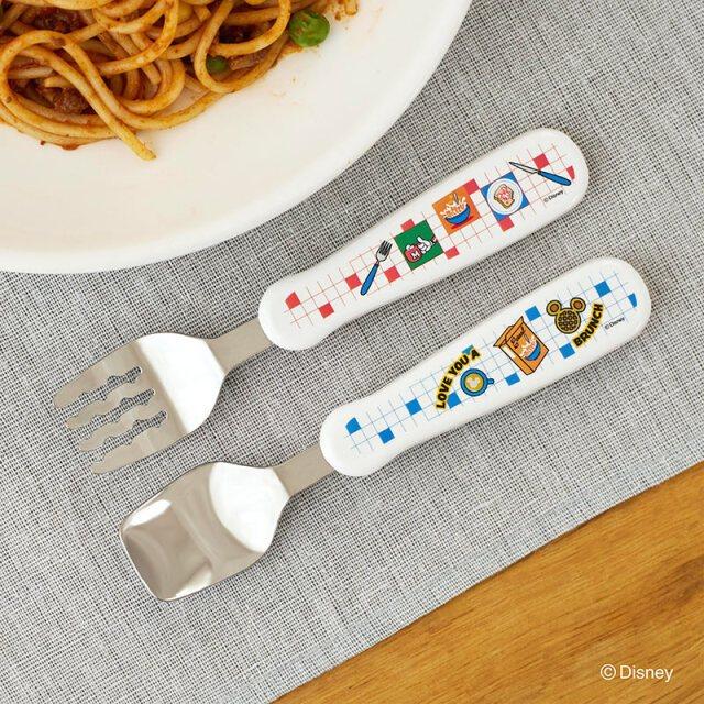 【現貨】 日本Edison 迪士尼 學習餐具 湯匙 叉子 學習餐具組 1.5歲以上 不鏽鋼餐具 韓國製-細節圖8