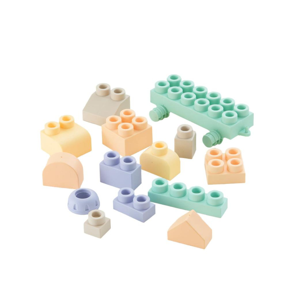 【過年新品🧧現貨不用等🇯🇵附發票】3COINS 軟積木22件組 /KIDS巴士-細節圖6