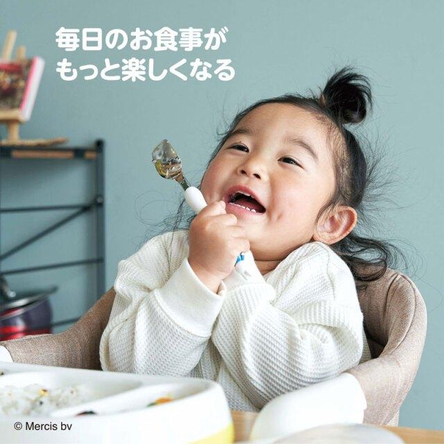 【附發票🍭】日本製造🔴Edison Miffy 米菲兔叉匙組 米飛兔 學習餐具組 湯匙+叉子 1.5歲以上適用-細節圖9