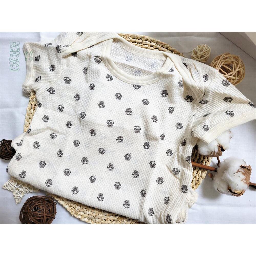 【🍭80公分】日本空運 tete a tete 春夏短袖包屁衣兩件組 嬰幼兒 外出 附發票 女寶 男寶 浪漫系 質感-細節圖4