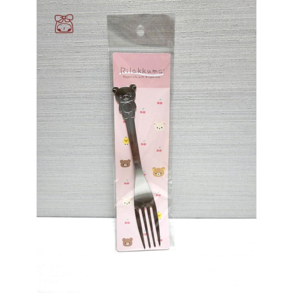 【附發票🍭】日本製🔴拉拉熊 Rilakkuma 不鏽鋼 不銹鋼 湯匙/叉子 M 2選1 餐具-細節圖4