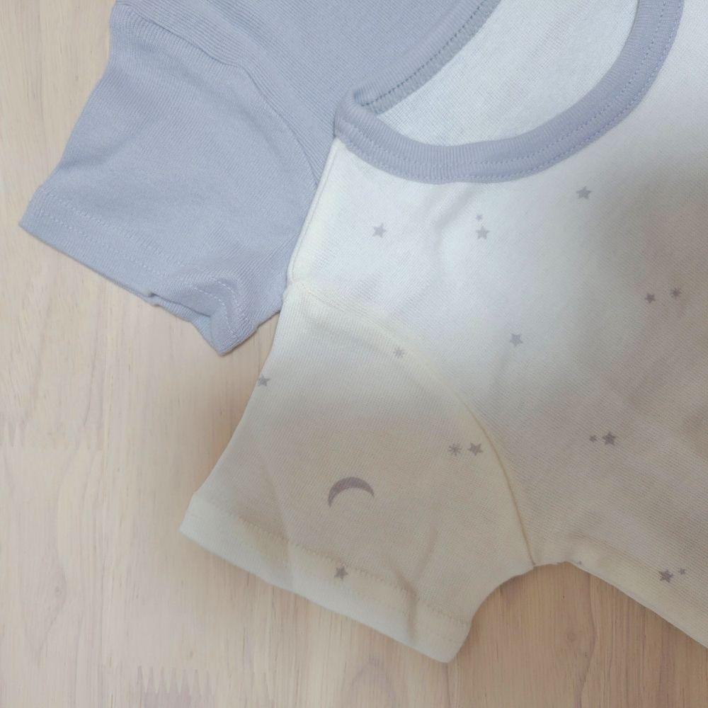 【80cm🍭90cm🍭95cm】日本童裝 通園インナー 短袖上衣 2件組 幼兒園 上學 吸水速乾-細節圖5