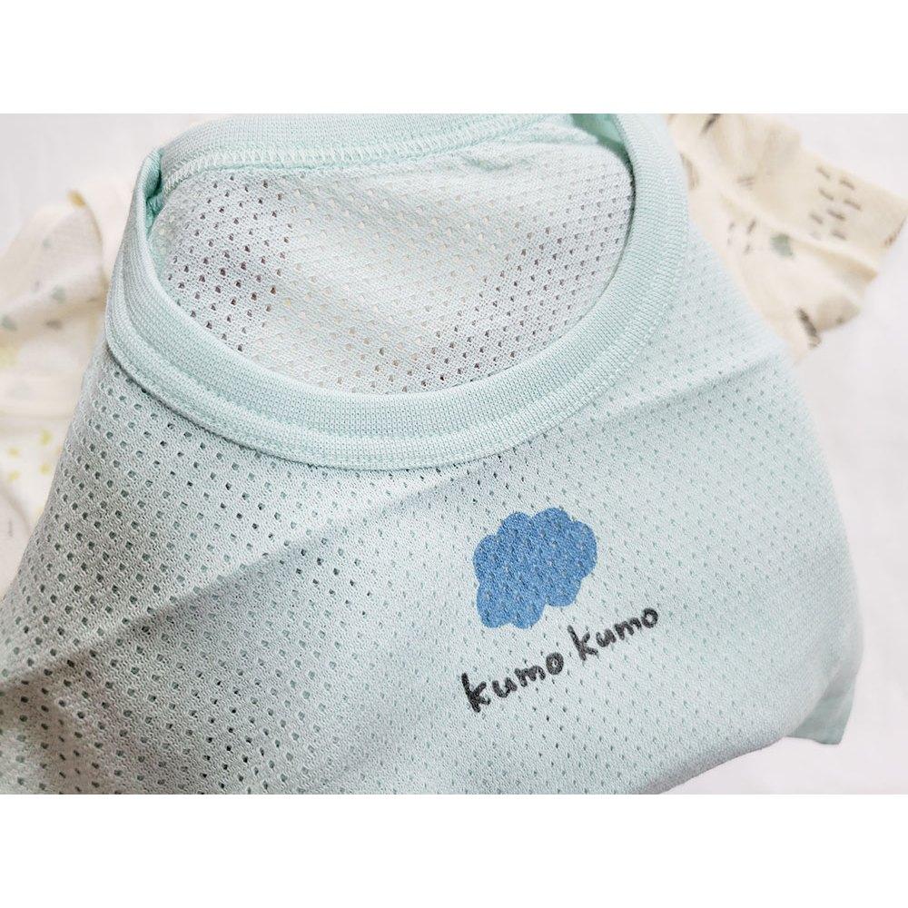 【🍭80cm | 90cm】網眼短袖上衣 3件組 100%純棉 日本西松屋 星星 月亮 樹 幾何 透氣-細節圖8