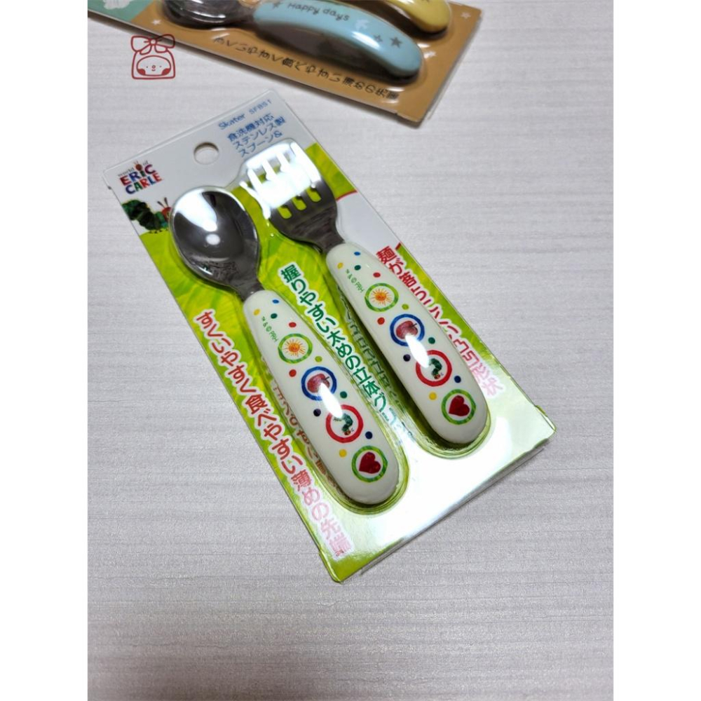 【連假出遊必備🧧附發票】日本品牌 Skater 兒童湯匙叉子組 不鏽鋼 幼兒湯匙 餐具 寶寶學習湯匙  可放洗碗機洗-細節圖4