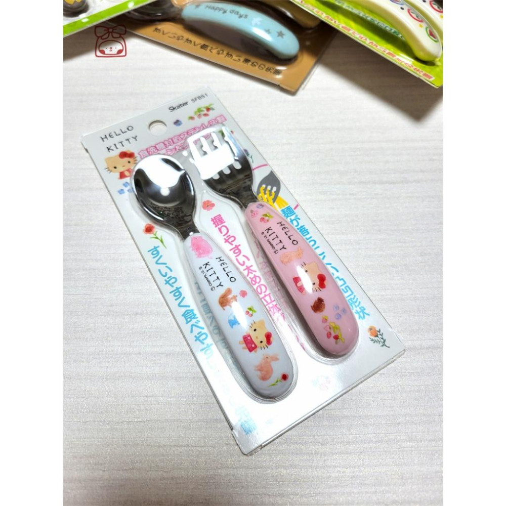 【連假出遊必備🧧附發票】日本品牌 Skater 兒童湯匙叉子組 不鏽鋼 幼兒湯匙 餐具 寶寶學習湯匙  可放洗碗機洗-細節圖7