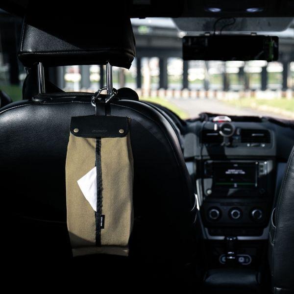 點子包【icleaxbag】質感萬用吊掛面紙套/衛生紙盒 防水 露營 車用面紙套 台灣製造-細節圖7