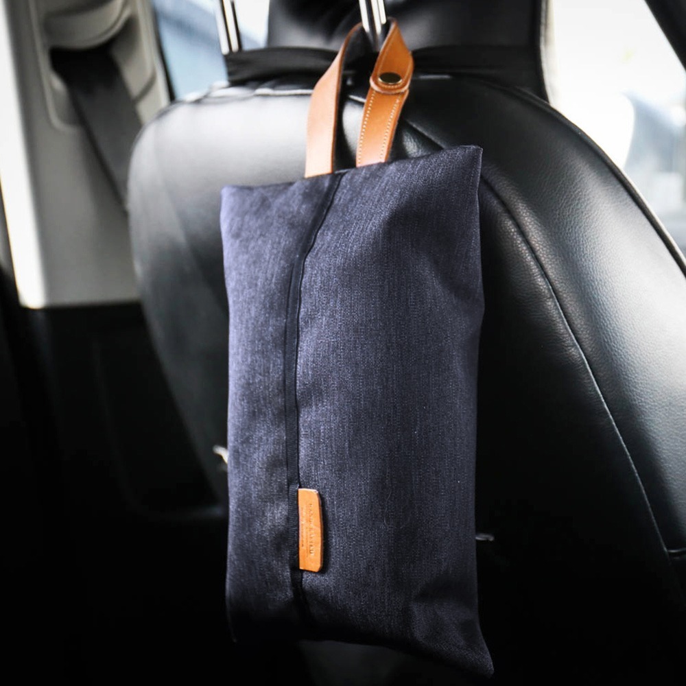 點子包【icleaxbag】真皮車用面紙套 面紙盒 車用品 可掛式 現貨  台灣製造-細節圖2