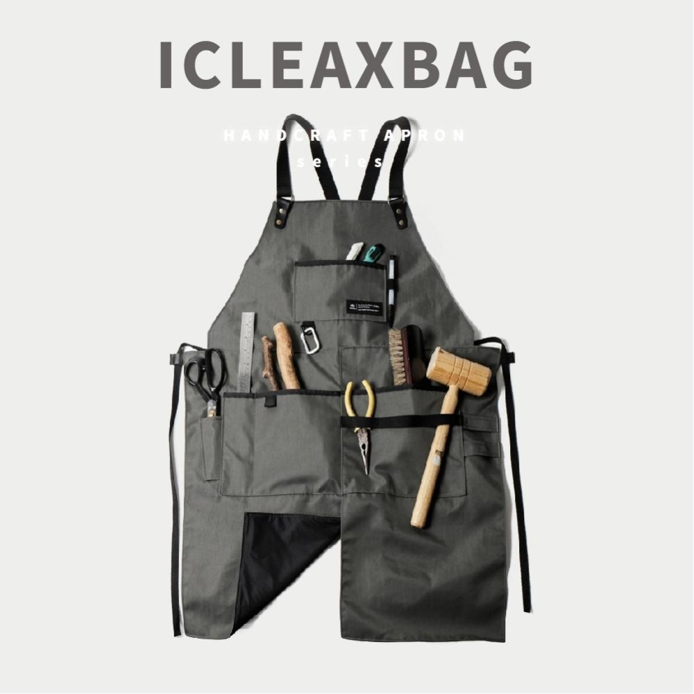 點子包【icleaxbag】全身式工裝職人圍裙 男女共用款 門市保固 台灣製造-細節圖2