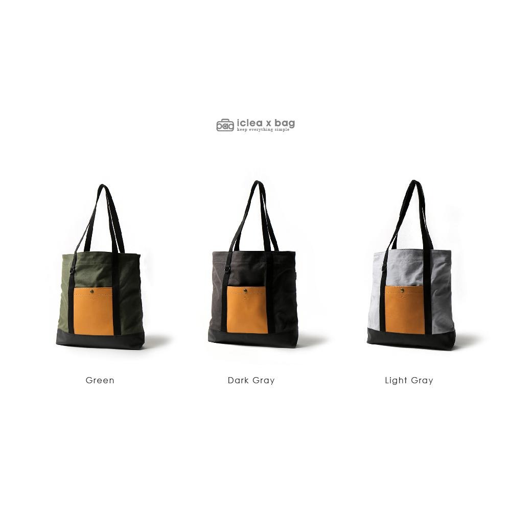點子包【icleaxbag】漫步托特肩背包 托特包 單肩包 手提包 帆布包 購物袋 台灣製造-細節圖4