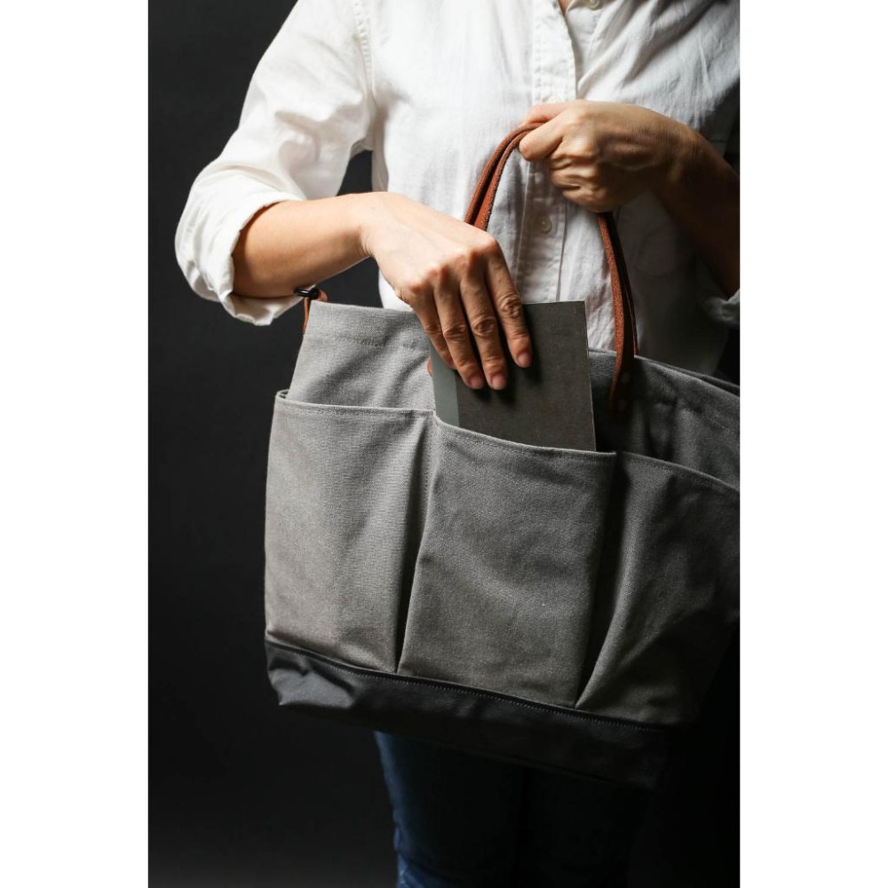 點子包【icleaxbag】口袋托特包 側背包 斜背包 手提包 大容量 多夾層 台灣製造-細節圖5