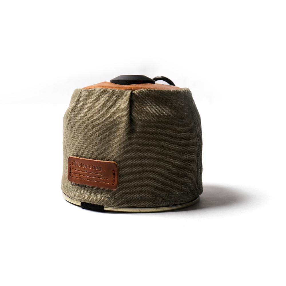 點子包【icleaxbag】高山瓦斯罐套  墨黑色  露營  登山 瓦斯套 台灣製造-細節圖3