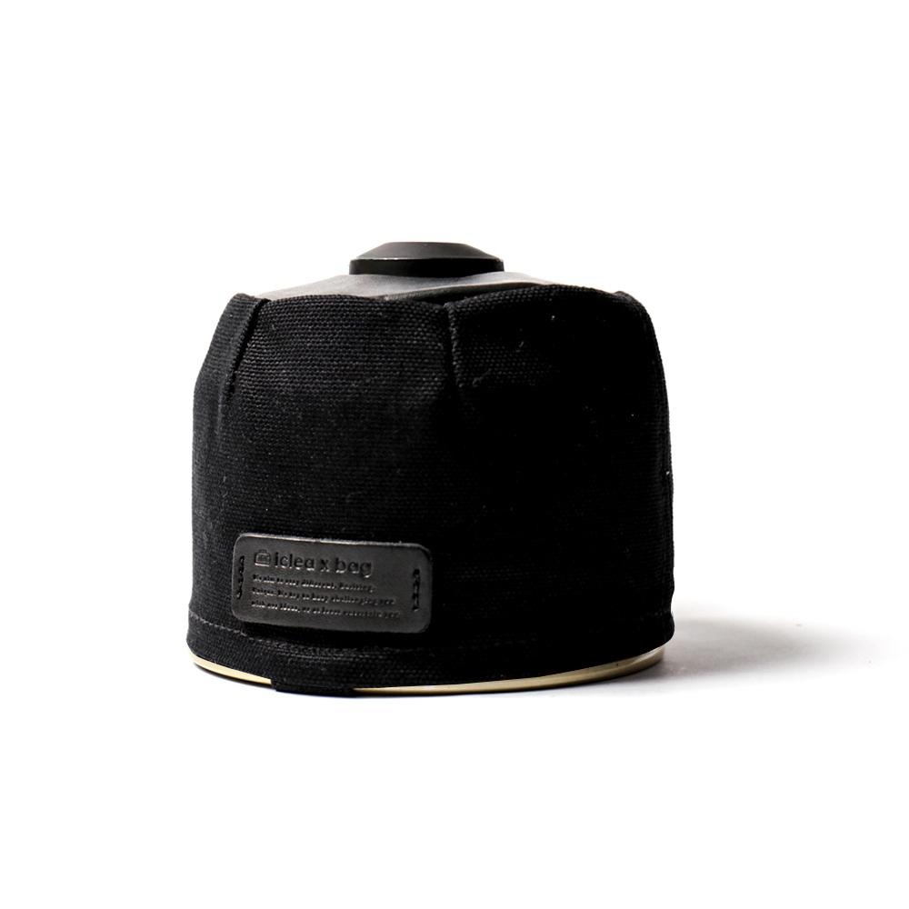 點子包【icleaxbag】高山瓦斯罐套  墨黑色  露營  登山 瓦斯套 台灣製造-細節圖4