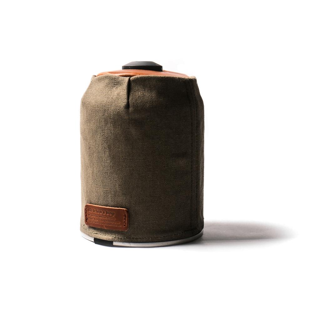 點子包【icleaxbag】高山瓦斯罐套  墨黑色  露營  登山 瓦斯套 台灣製造-細節圖6