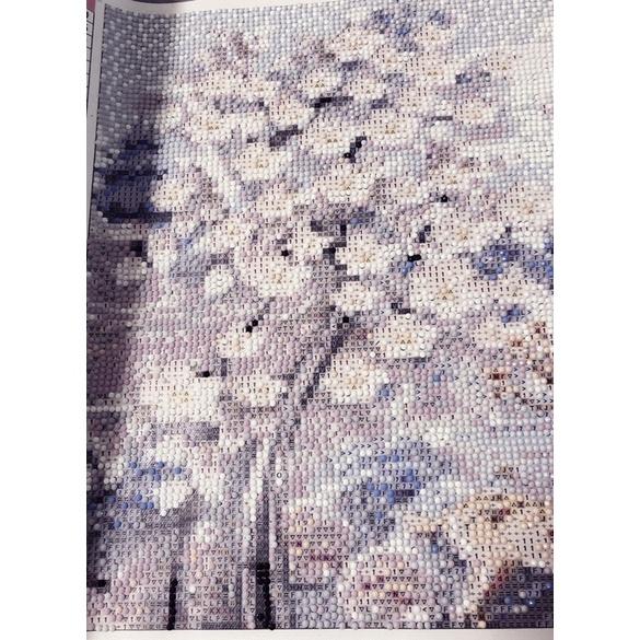 💕2days國際美妝精品💕💎（含運開發票）自行錶框（已完成圖案）客廳簡約麋鹿九魚圖十字繡新款5D鑽石繡大幅100*40-細節圖3
