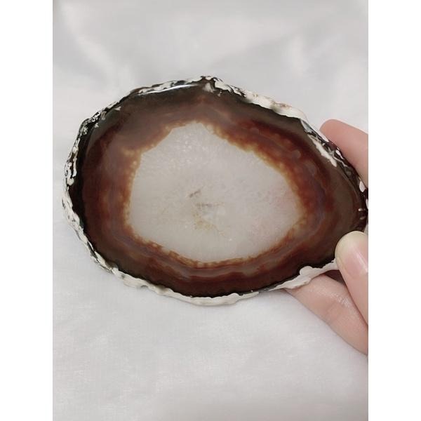 【2days國際美妝台灣現貨】玉石瑪瑙墊 瑪瑙片 粉晶墊 封蠟專用墊 天然瑪瑙 印章墊 火漆脫模 火漆 封蠟墊-細節圖6