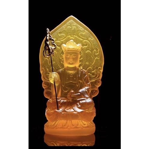 ❒2days國際美妝🔮娑婆三圣琉璃佛像擺件地藏王觀音菩家居供奉擺件-細節圖3