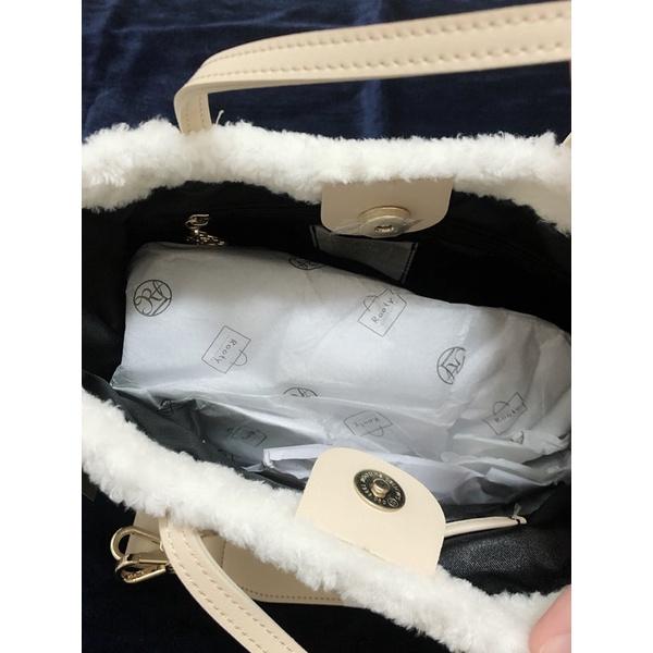 ⚜️2days國際美妝精品⚜️韓國🇰🇷平價精品包Rooty 泰迪毛手提側背包肩揹包-細節圖5
