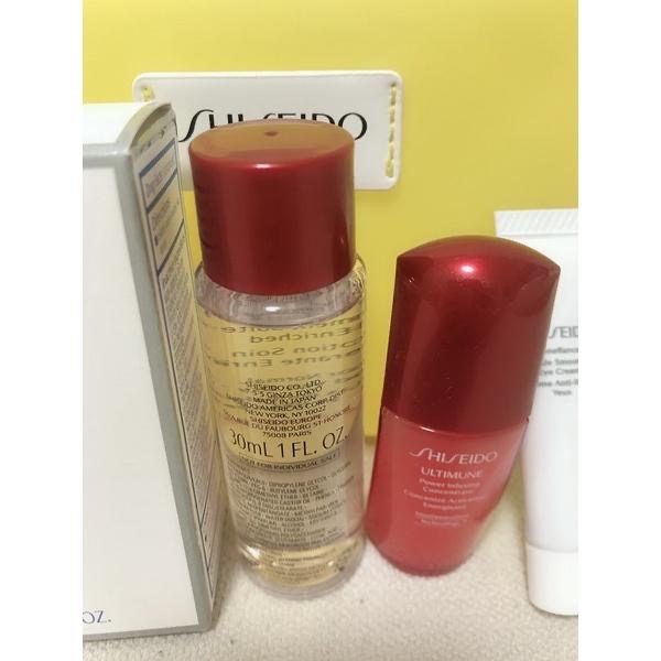 ❤️💕德耀商行台灣出貨 SHISEIDO 新豔陽 防曬乳 SPF42 小紅瓶 眼霜 化妝水 套組-細節圖4