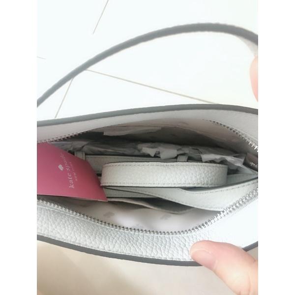 ❤️2days 國際美妝精品❤️現貨開發票可分期可刷卡🇺🇸Kate spade ♠️ KS 梯形方包  手提 斜背包-細節圖4