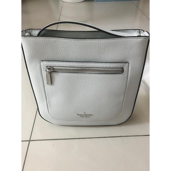 ❤️2days 國際美妝精品❤️現貨開發票可分期可刷卡🇺🇸Kate spade ♠️ KS 梯形方包  手提 斜背包-細節圖5