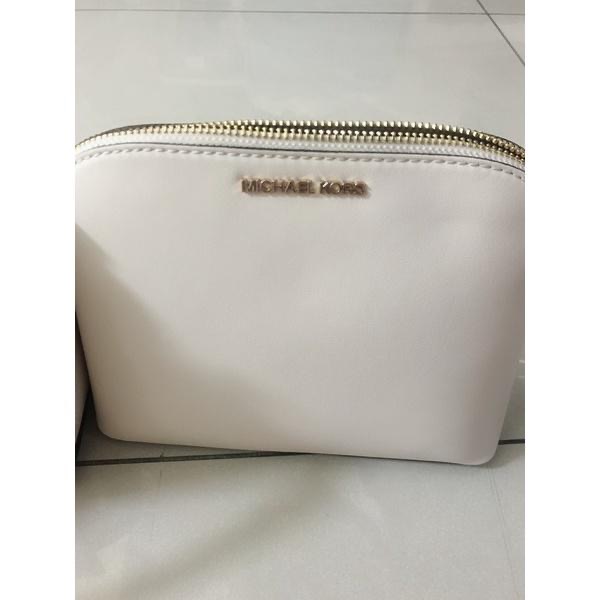 💕德耀商行❤️現貨正品Michael Kors防刮頭層牛皮黛妃包 兩用包 肩背包 手提包-細節圖5