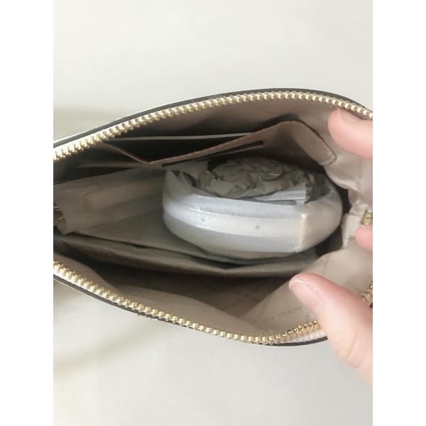 💕德耀商行❤️現貨正品Michael Kors防刮頭層牛皮黛妃包 兩用包 肩背包 手提包-細節圖6