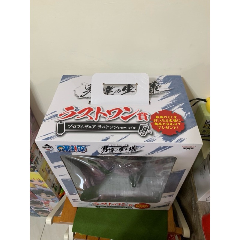 日版 海賊王 航海王 一番賞 男達の生き様  男人們的生存方式 最後賞 羅羅亞 索隆 30cm onepiece-細節圖5