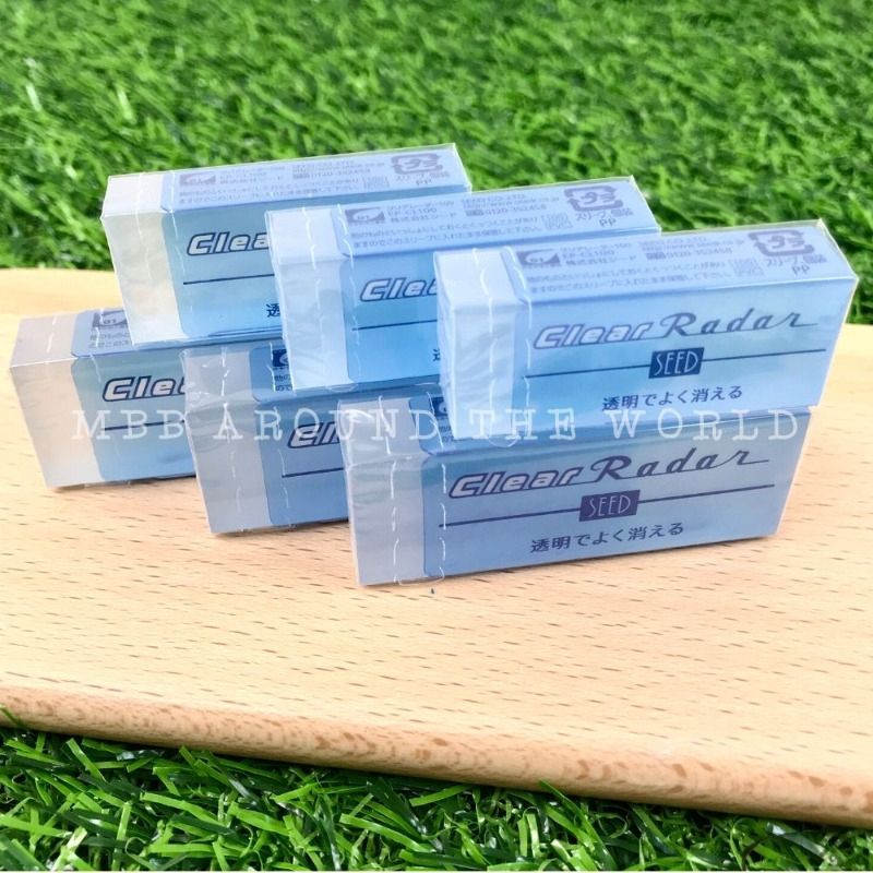 日本SEED Clear Radar透明橡皮擦 擦布 擦子 日本文具 超美橡皮擦-細節圖3