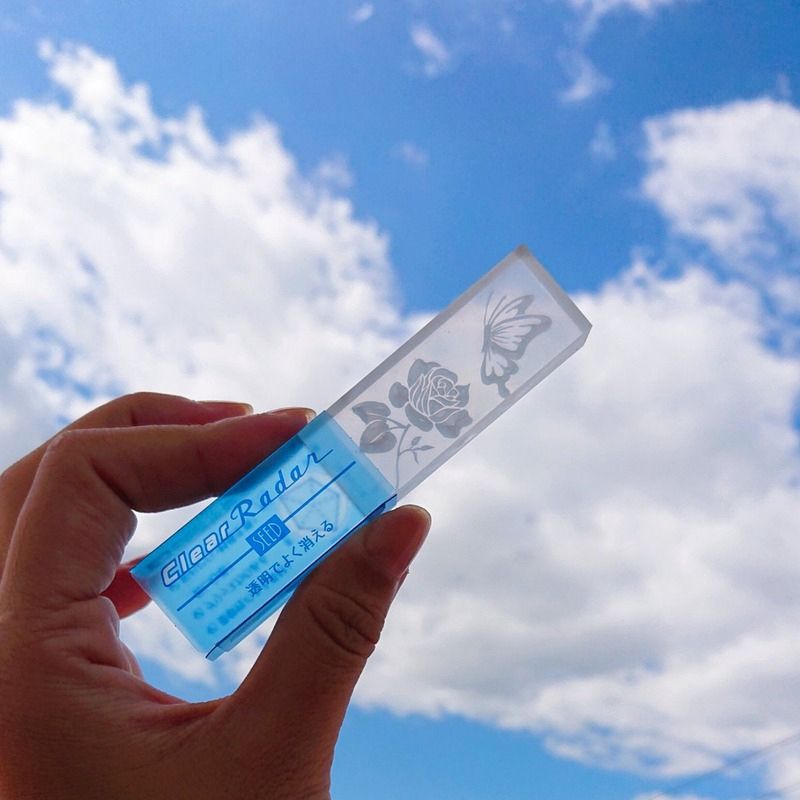 日本SEED Clear Radar透明橡皮擦 擦布 擦子 日本文具 超美橡皮擦-細節圖4