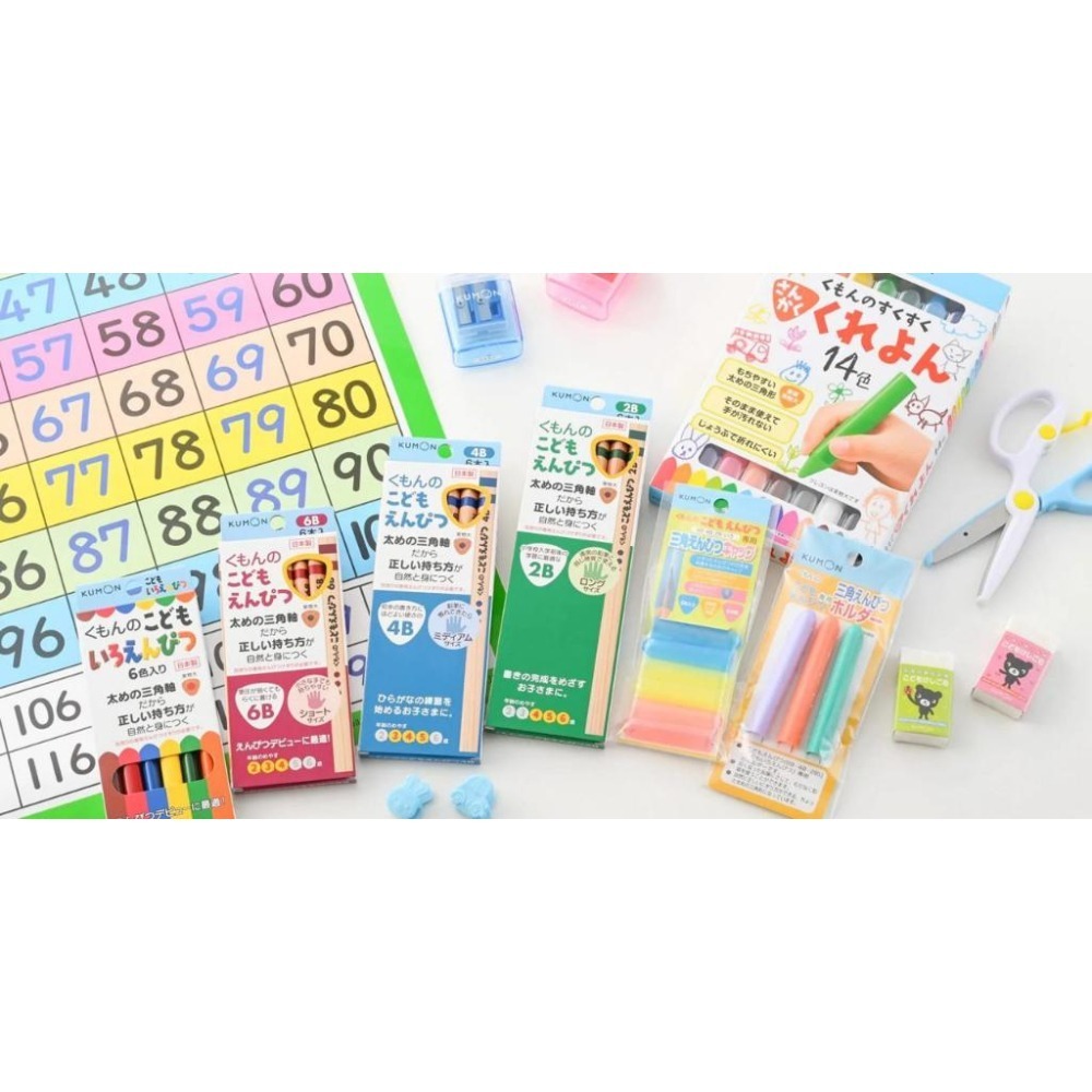 [MBB🇯🇵現貨附發票]日本 KUMON 三角鉛筆 2B 4B 6B 公文 功文 粗三角鉛筆 幼兒園鉛筆 鉛筆 可刻字-細節圖9