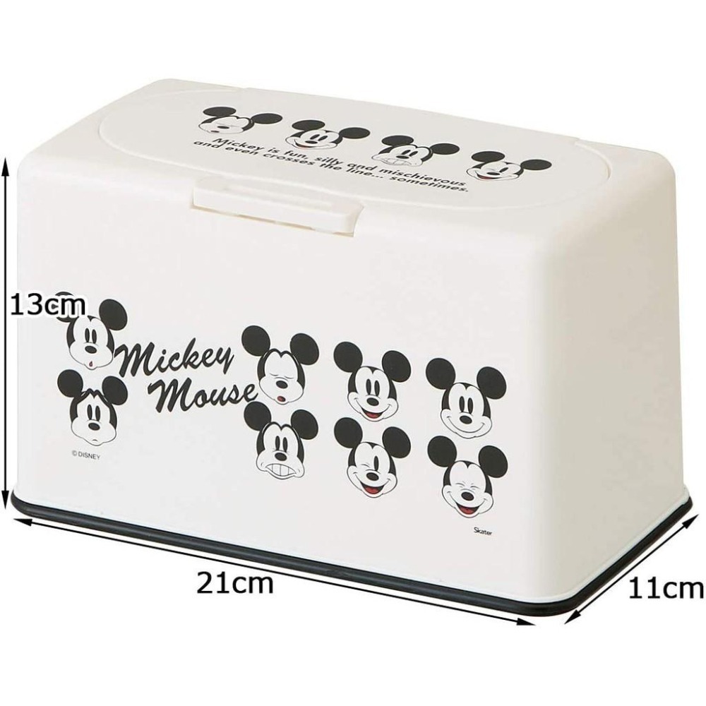 [MBB🇯🇵現貨附發票]日本SKATER掀蓋口罩收納盒 保存盒 防塵 口罩收納盒 KITTY MIKEY 口罩保護-細節圖7