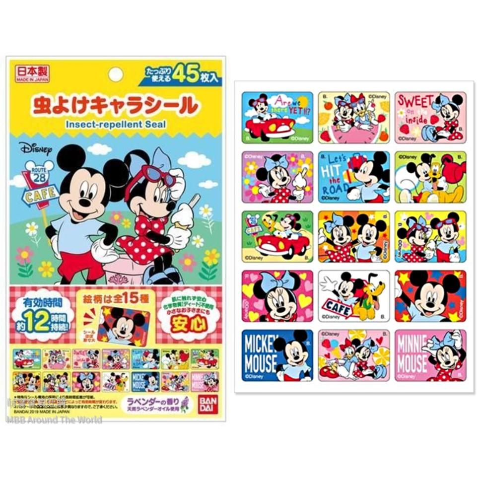 [MBB🇯🇵現貨附發票]日本卡通精油貼45枚入 麵包超人 迪士尼 公主-細節圖5